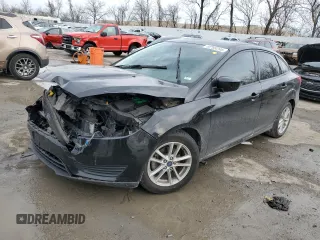2018 Ford Focus SE with VIN 1FADP3F20JL229937, listed as a Copart auction lot 46789295 with 48,160 mi miles and Salvage Title. Bid and sale history available at carsss.com. Image 1.