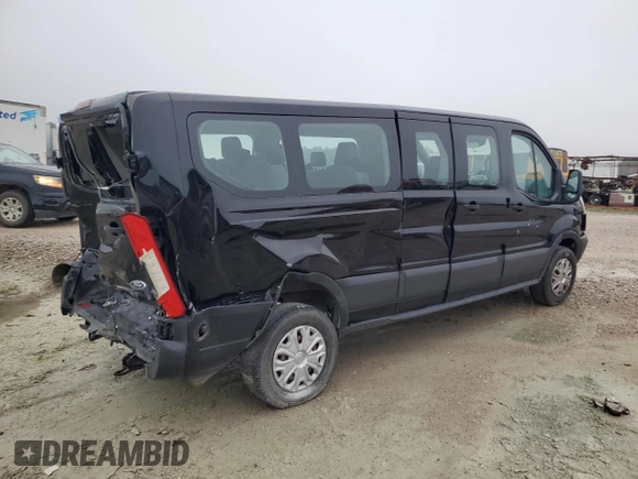 2019 Ford Transit Passenger XL with VIN 1FBZX2ZM3KKB25025, listed as a Copart auction lot 50066174 with 194,301 mi miles and Salvage Title. Bid and sale history available at carsss.com. Image 3.