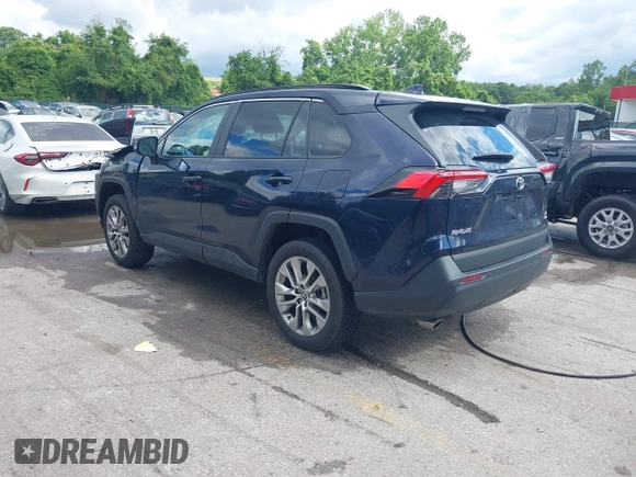 2023 Toyota RAV4 XLE Premium with VIN 2T3A1RFVXPW389812, listed as a IAAI auction lot 42330150 with 43,821 mi miles and . Bid and sale history available at DreamBid. Image 3.