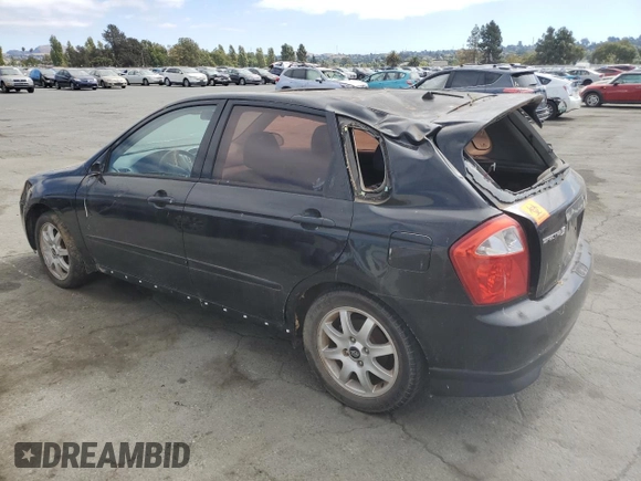 2005 Kia Spectra with VIN KNAFE162655074198, listed as a Copart auction lot 71015104 with 200,819 mi miles and Salvage Title. Bid and sale history available at DreamBid. Image 2.