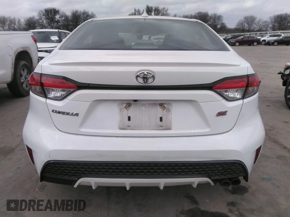 2022 Toyota Corolla SE with VIN JTDS4MCE9N3501583, listed as a IAAI auction lot 41525742 with 172,601 mi miles. Bid and sale history available at carsss.com. Image 16.