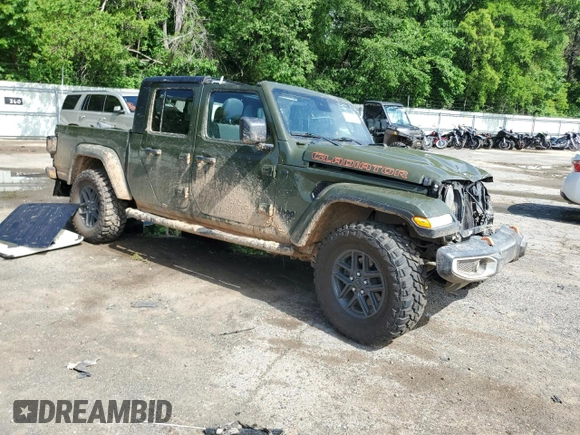 2024 Jeep Gladiator Sport S z VIN 1C6HJTAG5RL105858, wystawiony jako Copart lot #53345125 z przebiegiem 17 117 mil mil oraz Szkoda całkowita • Salvage title. Historia ofert i sprzedaży dostępna na DreamBid. Obrazek 4.
