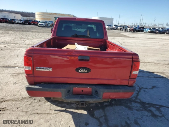 2008 Ford Ranger XLT with VIN 1FTZR45E68PA17817, listed as a Copart auction lot 43385905 with 111,376 mi miles and Salvage Title. Bid and sale history available at carsss.com. Image 6.