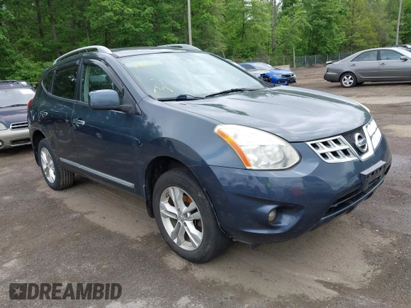 2013 Nissan Rogue S with VIN JN8AS5MV6DW628699, listed as a IAAI auction lot 42238159 with 239,632 mi miles and . Bid and sale history available at DreamBid. Image 1.