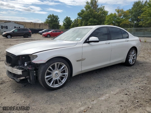 2010 BMW 7 Series 750i with VIN WBAKA8C5XACY36150, listed as a Copart auction lot 72441914 with 100,549 mi miles and Salvage Title. Bid and sale history available at carsss.com. Image 1.