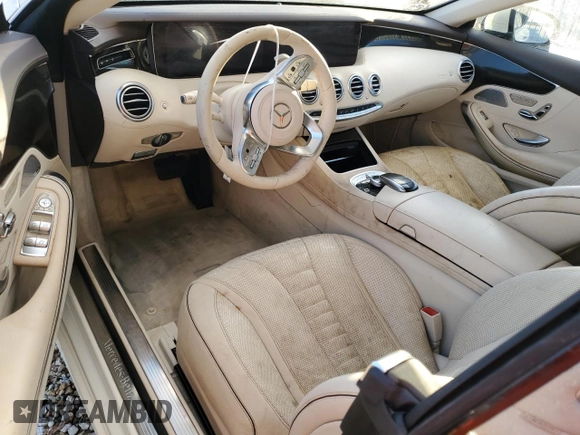 2019 Mercedes-Benz S-Class S 560 with VIN WDDXK8DB3KA037744, listed as a Copart auction lot 75427524 with 0 mi miles and Non Repairable. Bid and sale history available at carsss.com. Image 8.