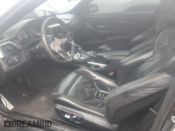 2016 BMW M4 with VIN WBS3R9C5XGK337197, listed as a Copart auction lot 87056764 with 110,398 mi miles and Salvage title. Bid and sale history available at DreamBid. Image 7.