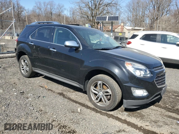 2016 Chevrolet Equinox LTZ with VIN 2GNFLGE37G6213243, listed as a Copart auction lot 48410655 with 105,200 mi miles and Salvage Title. Bid and sale history available at carsss.com. Image 4.