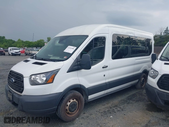 2018 Ford Transit Passenger XL with VIN 1FBAX2CMXJKB46104, listed as a IAAI auction lot 42263406 with Not provided miles and . Bid and sale history available at DreamBid. Image 14.