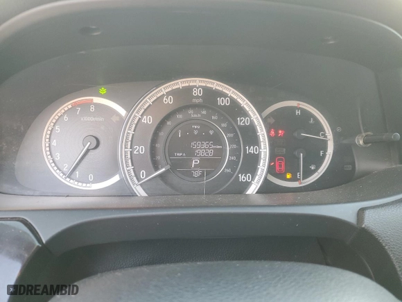 2016 Honda Accord Sedan LX with VIN 1HGCR2F33GA068962, listed as a Copart auction lot 48405065 with 159,365 mi miles and Salvage Title. Bid and sale history available at carsss.com. Image 9.