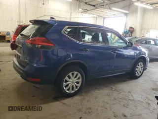 2017 Nissan Rogue SV with VIN KNMAT2MV8HP536159, listed as a Copart auction lot 53780845 with 150,916 mi miles and Salvage Title. Bid and sale history available at carsss.com. Image 3.