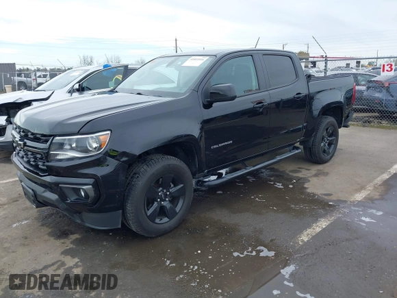 2021 Chevrolet Colorado 2WD LT with VIN 1GCGSCEA3M1178576, listed as a IAAI auction lot 41841016 with 87,291 mi miles and . Bid and sale history available at DreamBid. Image 2.