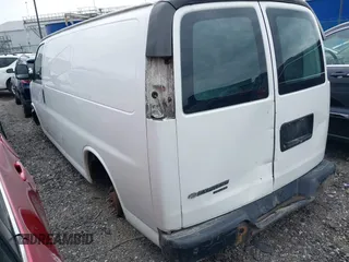 2016 Chevrolet Express Cargo Van with VIN 1GCWGAFFXG1295569, listed as a IAAI auction lot 41749305 with 1 mi miles. Bid and sale history available at carsss.com. Image 3.