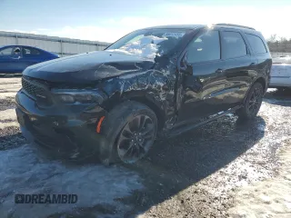 2023 Dodge Durango GT Plus with VIN 1C4RDJDG2PC618910, listed as a Copart auction lot 88012455 with 39,354 mi miles and Salvage Title. Bid and sale history available at carsss.com. Image 1.