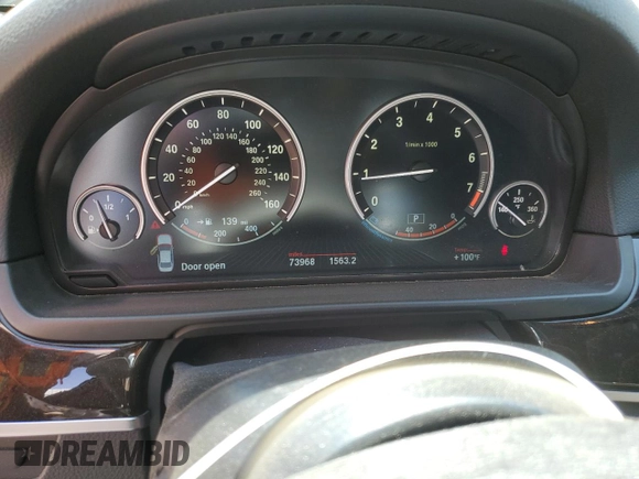 2016 BMW 5 Series 528i with VIN WBA5A5C51GG351554, listed as a Copart auction lot 61210265 with 73,968 mi miles and Salvage title. Bid and sale history available at DreamBid. Image 9.