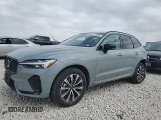 2024 Volvo XC60 Core Dark Theme with VIN YV4L12RKXR1763710, listed as a Copart auction lot 48162225 with 12,694 mi miles and Salvage Title. Bid and sale history available at carsss.com. Image 1.