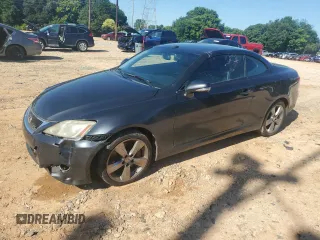 2010 Lexus IS 350 C with VIN JTHFE2C28A2500612, listed as a Copart auction lot 60059015 with 253,152 mi miles and Salvage title. Bid and sale history available at DreamBid. Image 1.