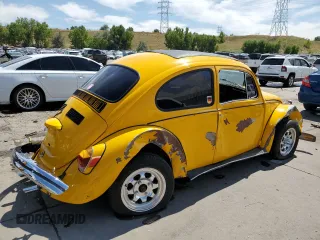1970 Volkswagen Beetle with VIN 1102216344, listed as a Copart auction lot 66714184 with 14,189 mi miles and Salvage Title. Bid and sale history available at DreamBid. Image 3.