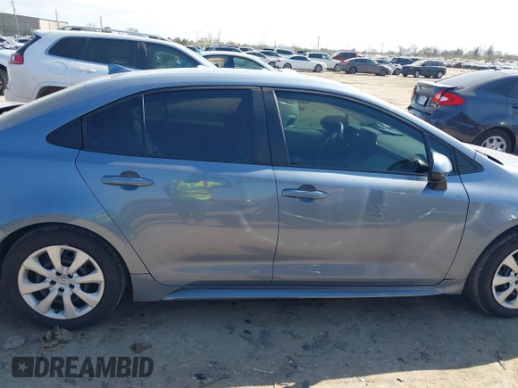 2023 Toyota Corolla LE z VIN 5YFB4MDE9PP004980, wystawiony jako IAAI lot #41788099 z przebiegiem 21 650 mil mil oraz . Historia ofert i sprzedaży dostępna na DreamBid. Obrazek 13.