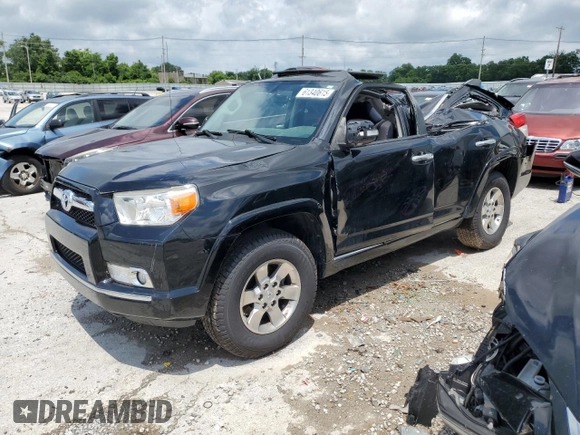 2013 Toyota 4Runner SR5 with VIN JTEBU5JR0D5111451, listed as a Copart auction lot 61340615 with Not provided miles and Non repairable. Bid and sale history available at DreamBid. Image 1.