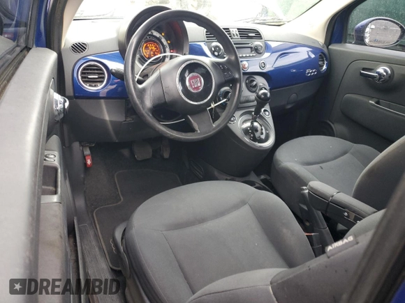 2012 FIAT 500 Pop z VIN 3C3CFFAR2CT117120, wystawiony jako Copart lot #59173375 z przebiegiem 181 910 mil mil oraz Czysty tytuł • Clean title. Historia ofert i sprzedaży dostępna na DreamBid. Obrazek 8.