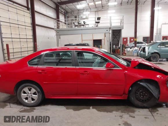 2011 Chevrolet Impala LT Fleet with VIN 2G1WG5EK4B1312531, listed as a IAAI auction lot 42466093 with 124,938 mi miles and . Bid and sale history available at DreamBid. Image 14.