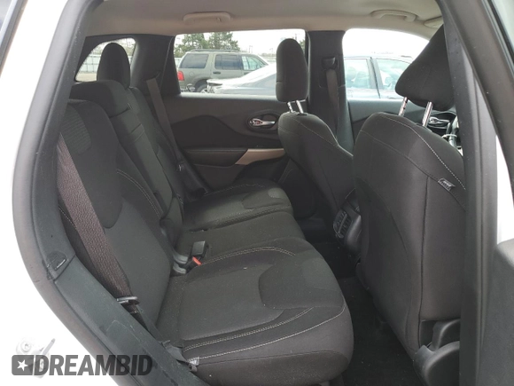 2017 Jeep Cherokee Latitude with VIN 1C4PJMCB6HD234261, listed as a Copart auction lot 51117525 with 92,176 mi miles and Salvage Title. Bid and sale history available at carsss.com. Image 10.