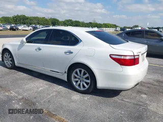 2008 Lexus LS 460 with VIN JTHBL46F485057947, listed as a IAAI auction lot 42087768 with 344,631 mi miles. Bid and sale history available at carsss.com. Image 3.