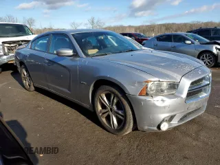 2013 Dodge Charger RT with VIN 2C3CDXDTXDH594939, listed as a Copart auction lot 85088784 with 118,035 mi miles and Clean Title. Bid and sale history available at carsss.com. Image 4.