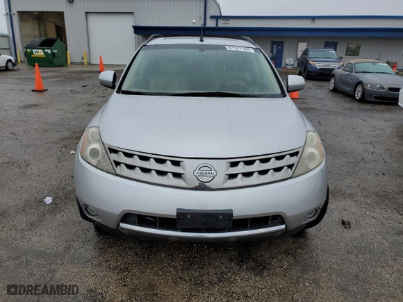 2006 Nissan Murano SE with VIN JN8AZ08W16W510354, listed as a Copart auction lot 81527184 with 202,834 mi miles and Clean Title. Bid and sale history available at carsss.com. Image 5.