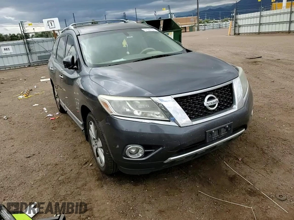 2013 Nissan Pathfinder Platinum with VIN 5N1AR2MM1DC613750, listed as a Copart auction lot 61390135 with 150,007 mi miles and Salvage title. Bid and sale history available at DreamBid. Image 13.