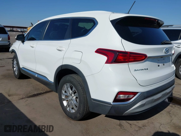 2020 Hyundai Santa Fe SE with VIN 5NMS23AD1LH197383, listed as a IAAI auction lot 42001946 with 47,844 mi miles. Bid and sale history available at carsss.com. Image 3.