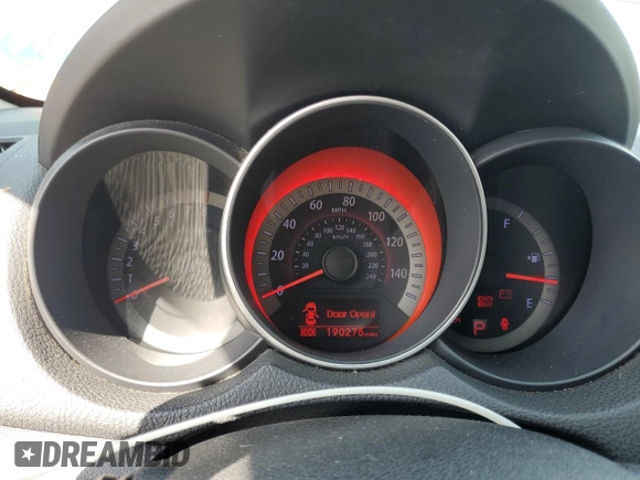 2010 Kia Forte SX with VIN KNAFW4A39A5306513, listed as a Copart auction lot 49200315 with 190,275 mi miles and Salvage Title. Bid and sale history available at carsss.com. Image 9.