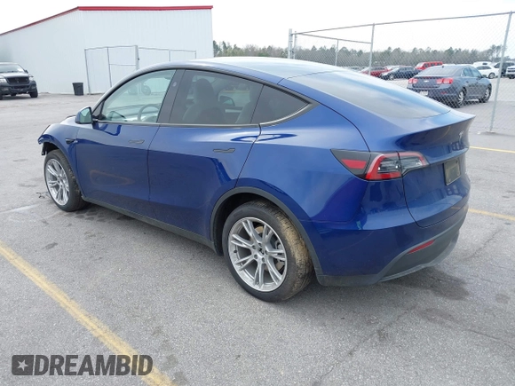 2023 Tesla Model Y Long Range with VIN 7SAYGDEE7PA194998, listed as a IAAI auction lot 41787170 with 16,221 mi miles and . Bid and sale history available at DreamBid. Image 3.
