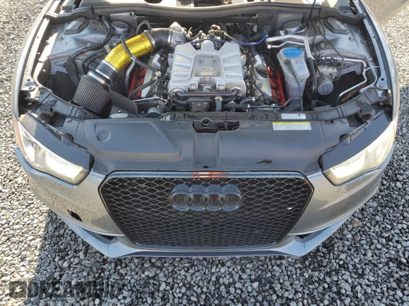 2014 Audi S5 Prestige z VIN WAUVGAFRXEA032658, wystawiony jako Copart lot #79515874 z przebiegiem 70 001 mil mil oraz Szkoda całkowita • Salvage title. Historia ofert i sprzedaży dostępna na DreamBid. Obrazek 12.