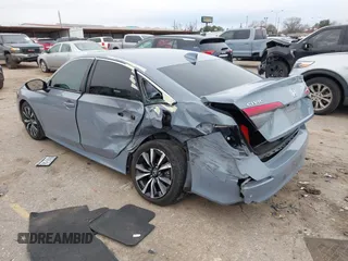 2024 Honda Civic Sedan EX with VIN 2HGFE1F7XRH319650, listed as a IAAI auction lot 41612872 with 20,393 mi miles. Bid and sale history available at carsss.com. Image 3.