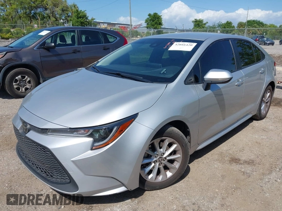 2021 Toyota Corolla LE with VIN JTDVPMAE4MJ173183, listed as a IAAI auction lot 42016420 with 114,296 mi miles. Bid and sale history available at carsss.com. Image 17.