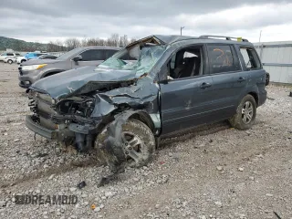 2005 Honda Pilot EX-L z VIN 5FNYF18515B042810, wystawiony jako Copart lot #86987364 z przebiegiem Nie podano mil oraz Szkoda całkowita • Salvage title. Historia ofert i sprzedaży dostępna na DreamBid. Obrazek 1.