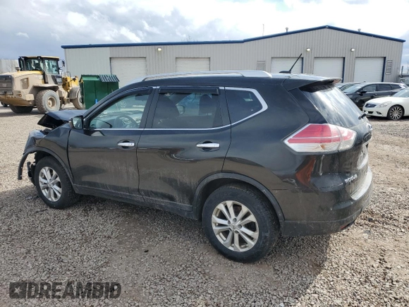 2015 Nissan Rogue SV with VIN KNMAT2MVXFP535768, listed as a Copart auction lot 53031005 with 124,767 mi miles and Salvage Title. Bid and sale history available at carsss.com. Image 2.