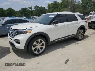 2020 Ford Explorer Platinum с VIN 1FM5K8HC9LGC49594, выставлен на аукционе Copart как лот 52087375 с пробегом 38 273 миль миль и Списание • Salvage title. История ставок и продаж доступна на DreamBid. Изображение 1.