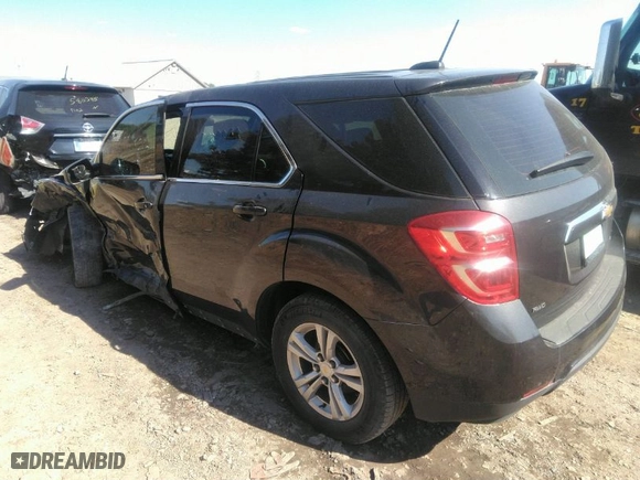 2016 Chevrolet Equinox LS with VIN 2GNFLEEK6G6185155, listed as a IAAI auction lot 40843851 with 115,919 mi miles. Bid and sale history available at carsss.com. Image 3.
