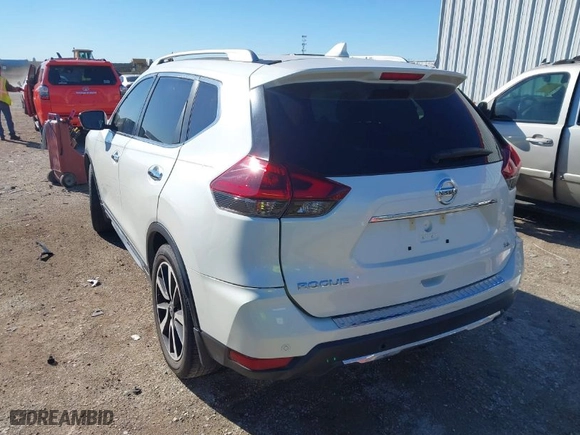 2020 Nissan Rogue SL with VIN 5N1AT2MT0LC815244, listed as a IAAI auction lot 41225528 with 53,755 mi miles. Bid and sale history available at carsss.com. Image 3.