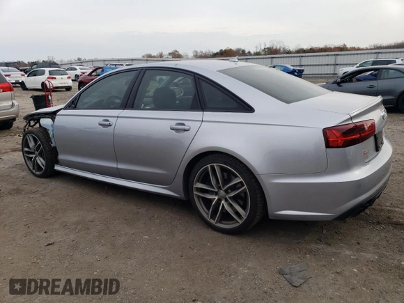 2016 Audi S6 Prestige z VIN WAUH2AFC0GN071830, wystawiony jako Copart lot #81327524 z przebiegiem 108 386 mil mil oraz Szkody całkowita. Historia ofert i sprzedaży dostępna na DreamBid. Obrazek 2.