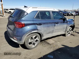 2022 Hyundai Venue SEL z VIN KMHRC8A33NU151481, wystawiony jako Copart lot #47434845 z przebiegiem 31 888 mil mil oraz Czysty tytuł • Clean title. Historia ofert i sprzedaży dostępna na DreamBid. Obrazek 3.