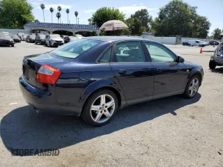 2003 Audi A4 1.8T with VIN WAULC68E93A316080, listed as a Copart auction lot 65381054 with 102,383 mi miles and Salvage Title. Bid and sale history available at carsss.com. Image 3.