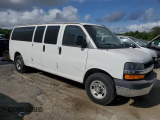 2016 Chevrolet Express Passenger LT z VIN 1GAZGPFG5G1238133, wystawiony jako Copart lot #51679825 z przebiegiem 138 853 mil mil oraz Czysty tytuł • Clean title. Historia ofert i sprzedaży dostępna na DreamBid. Obrazek 4.