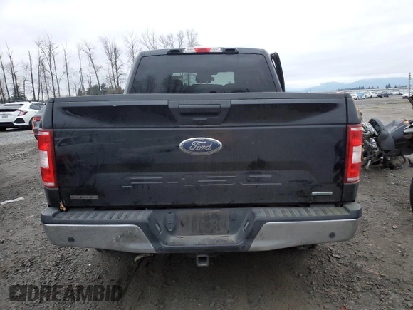 2020 Ford F-150 with VIN 1FTEW1P42LKE44685, listed as a Copart auction lot 42048345 with 68,176 mi miles and Salvage title. Bid and sale history available at DreamBid. Image 6.