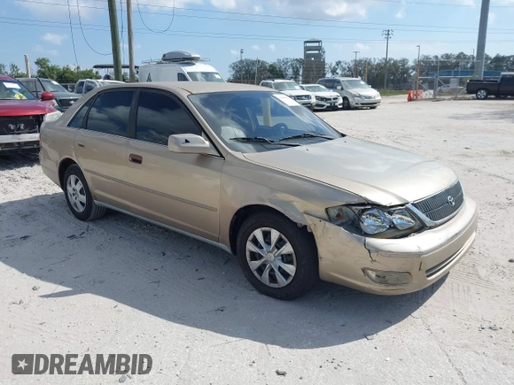 2001 Toyota Avalon XL with VIN 4T1BF28B81U144281, listed as a IAAI auction lot 41563820 with 169,911 mi miles and . Bid and sale history available at DreamBid. Image 1.