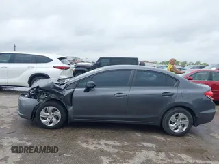2013 Honda Civic LX with VIN 2HGFB2F53DH594735, listed as a IAAI auction lot 41910115 with Not Provided miles and . Bid and sale history available at DreamBid. Image 14.