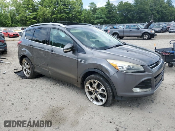2013 Ford Escape Titanium with VIN 1FMCU9J95DUB19689, listed as a Copart auction lot 64094705 with 245,277 mi miles and Clean title. Bid and sale history available at DreamBid. Image 4.